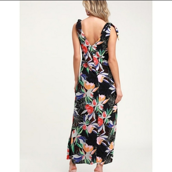 New Lulu's Beloved Becky Black floral - Picture 2 of 12